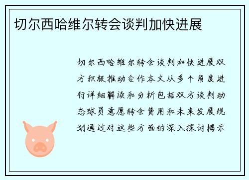 切尔西哈维尔转会谈判加快进展